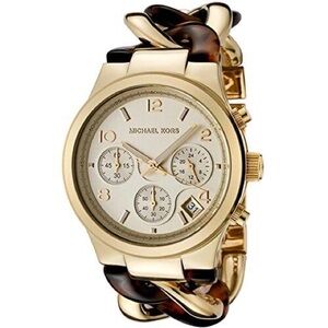 Michael Kors Runway MK4222 Gold-Tone Watch | 38mm | Used | Chronograph